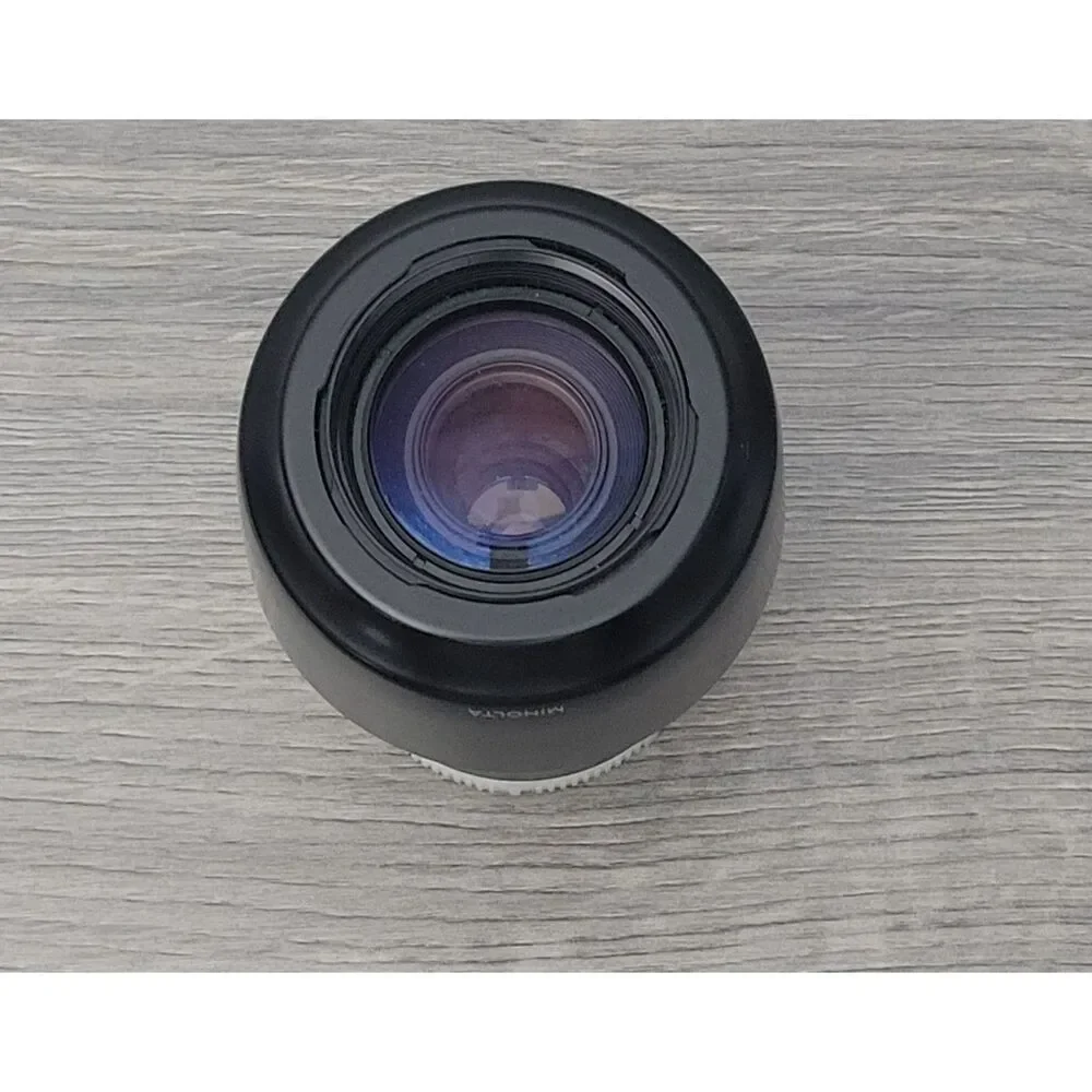 VTG 1993 Minolta AF 70-210 Zoom Lens 1.1m/3.6ft Macro Black w/Instruction Manual